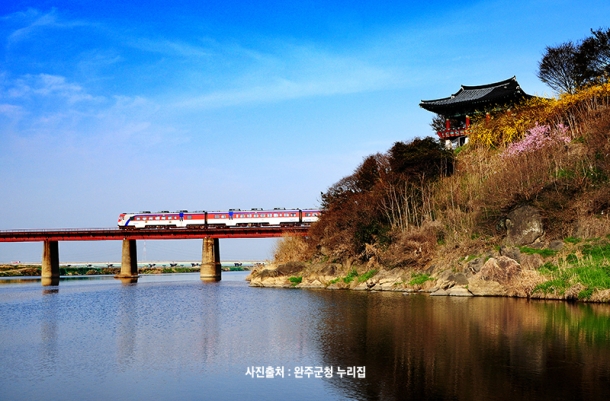 완주 만경강 물고기철길 (비비철로)